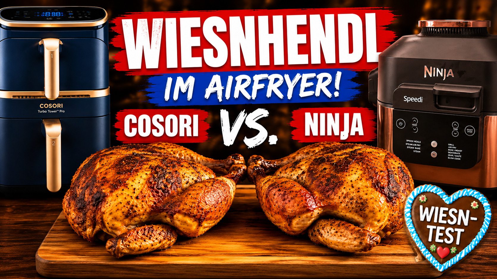 Wiesnhendl im Airfryer – knusprig wie auf der Wiesn